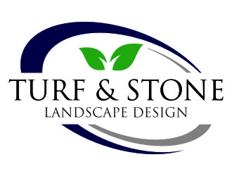 Turf & Stone Landscape Design logo design by jetzu