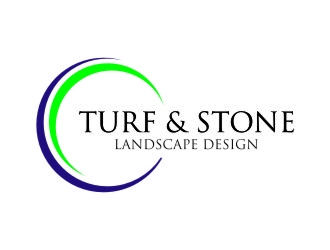 Turf & Stone Landscape Design logo design by jetzu
