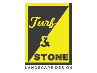 Turf & Stone Landscape Design logo design by Suvendu