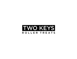 TWO KEYS ROLLER TREATS logo design by dewipadi