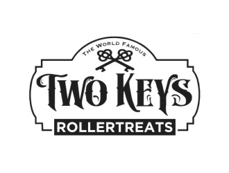 TWO KEYS ROLLER TREATS logo design by agil