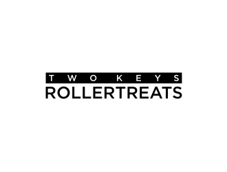 TWO KEYS ROLLER TREATS logo design by rief