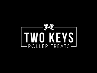 TWO KEYS ROLLER TREATS logo design by eyeglass