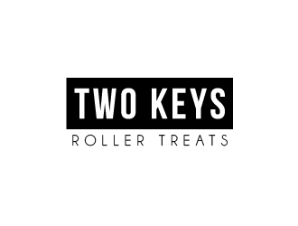 TWO KEYS ROLLER TREATS logo design by eyeglass