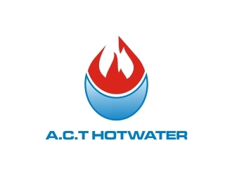 A.C.T Hotwater logo design by EkoBooM