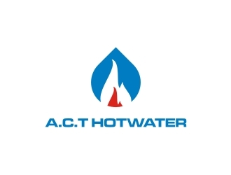 A.C.T Hotwater logo design by EkoBooM