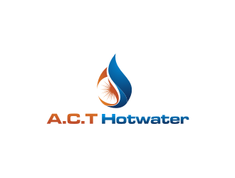 A.C.T Hotwater logo design by aflah