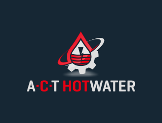 A.C.T Hotwater logo design by goblin