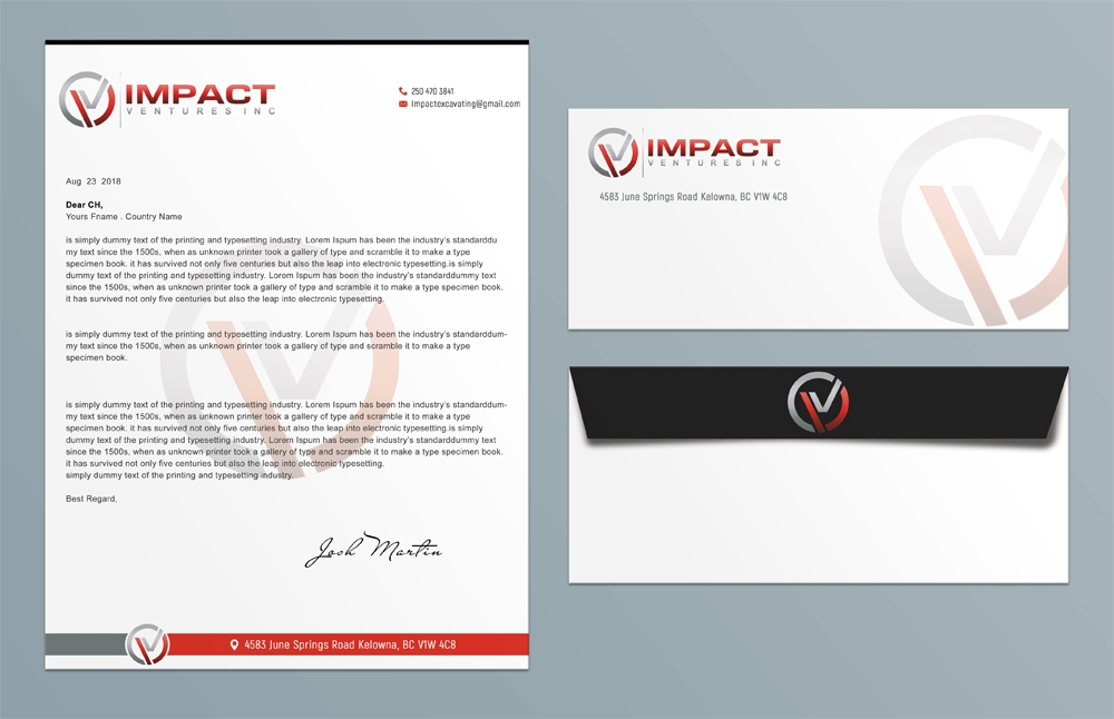 Impact Ventures Inc. logo design by aamir