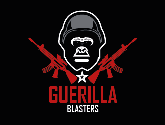 GUERILLA BLASTERS  logo design by czars