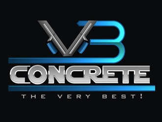 VB Concrete logo design by DreamLogoDesign