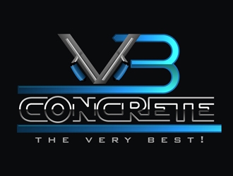 VB Concrete logo design by DreamLogoDesign