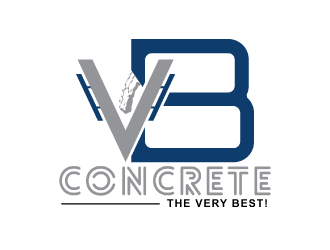 VB Concrete logo design by nona