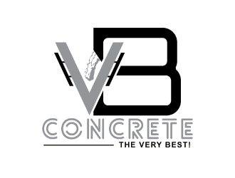 VB Concrete logo design by nona