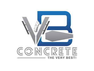 VB Concrete logo design by nona