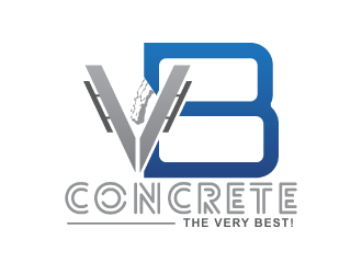 VB Concrete logo design by nona