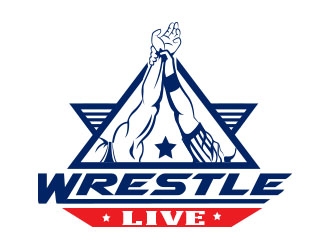 Wrestle Live logo design by TOTODALUS