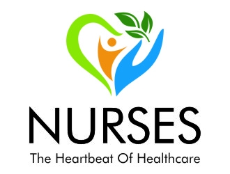 Nurses: The Heartbeat Of Healthcare logo design by jetzu