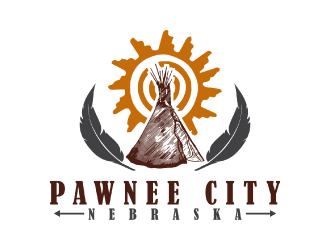 Pawnee City Nebraska logo design by nona