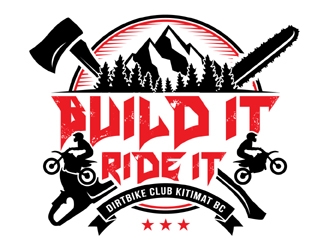 Build It, Ride It  logo design by MAXR