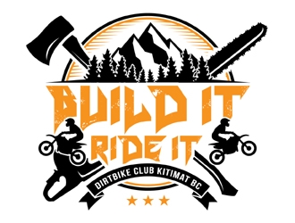 Build It, Ride It  logo design by MAXR