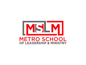 Metro School of Leadership & Ministry  logo design by akhi