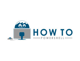 How to PowerShell logo design by giphone