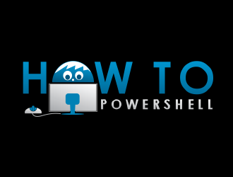 How to PowerShell logo design by giphone