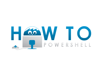 How to PowerShell logo design by giphone