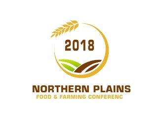Northern Plains Food & Farming Conference logo design by bougalla005
