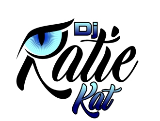Dj Katie Kat logo design by DreamLogoDesign