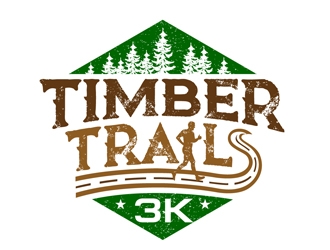 Timber Trails 3K logo design by DreamLogoDesign