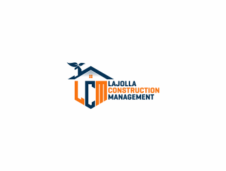 LAJOLLA CONSTRUCTION MANAGEMENT logo design by goblin