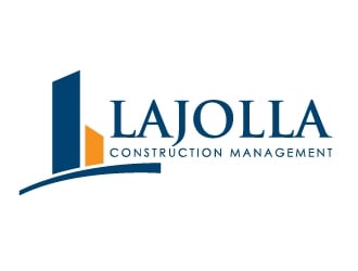 LAJOLLA CONSTRUCTION MANAGEMENT logo design by Marianne