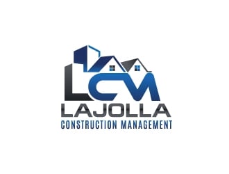 LAJOLLA CONSTRUCTION MANAGEMENT logo design by Boomstudioz