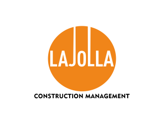 LAJOLLA CONSTRUCTION MANAGEMENT logo design by Greenlight