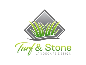 Turf & Stone Landscape Design logo design by nehel
