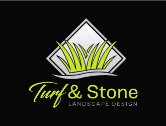 Turf & Stone Landscape Design logo design by nehel