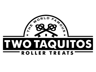 TWO KEYS ROLLER TREATS logo design by nexgen