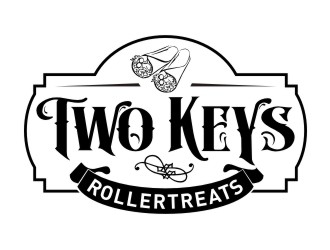 TWO KEYS ROLLER TREATS logo design by aladi