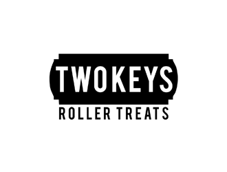 TWO KEYS ROLLER TREATS logo design by johana