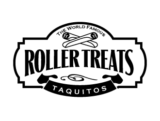 TWO KEYS ROLLER TREATS logo design by jaize