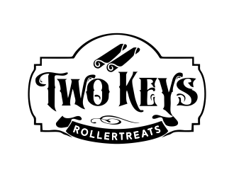 TWO KEYS ROLLER TREATS logo design by done