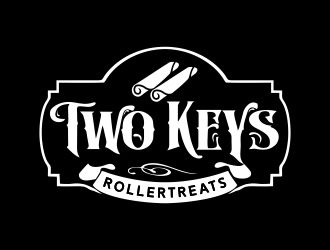 TWO KEYS ROLLER TREATS logo design by done