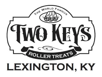 TWO KEYS ROLLER TREATS logo design by daywalker
