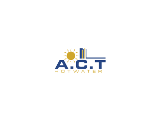 A.C.T Hotwater logo design by bricton