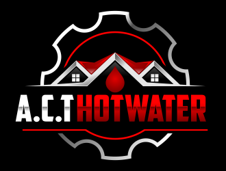 A.C.T Hotwater logo design by ingepro