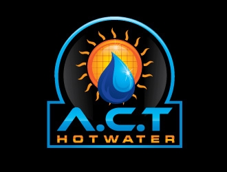 A.C.T Hotwater logo design by Suvendu