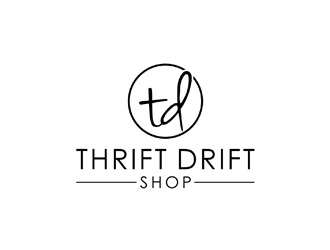 Thrift Drift logo design by johana