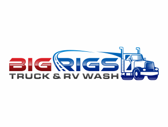BIG RIGS Truck & RV Wash logo design by hidro